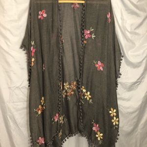 Gray Cover-Up/Shawl